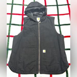 Carhartt Insulated hooded vest.